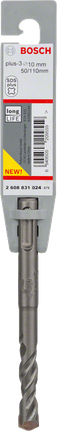 Burghiu cu percuție Bosch SDS plus-3 10×110 mm.
