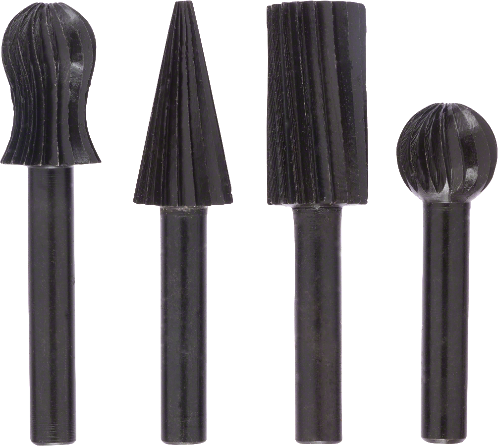 Set de 4 freze de freză Bosch pentru mâna liberă, 13 mm.