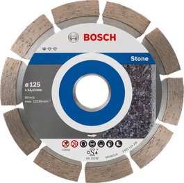 Disc diamantat de tăiere Bosch Standard for Stone 125 mm.