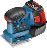 Șlefuitor orbital fără fir Bosch GSS 18V-10 cu foi abrazive.