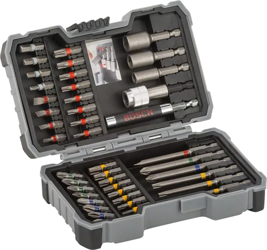 Set de biți pentru scule electrice Bosch , cu 43 de piese.