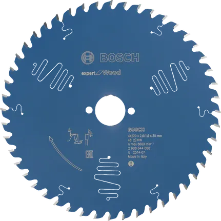 Lamă de ferăstrău circular Bosch Expert for Wood, 220 mm.