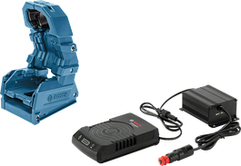 Husă de încărcare wireless Bosch GAL 1830 W-DC pentru baterii auto.