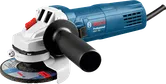 Polizor unghiular Bosch GWS 750 cu mâner lateral ergonomic.