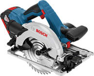 Ferăstrău circular fără fir Bosch GKS 18V-57 G cu husă.