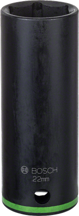 Cheie tubulară Bosch de 22 mm pentru pătrat exterior de 1/2 inch.