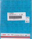 Foaie abrazivă Bosch J475 P320.