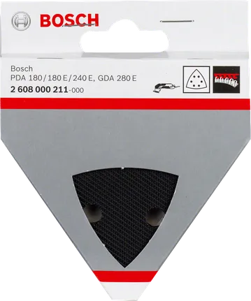 Ambalajul discului de șlefuit delta Bosch.