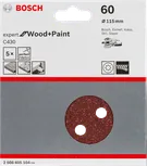 Foi abrazive Bosch C430, pachet de 5, 115 mm, granulație 60.