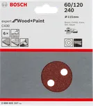 Foi abrazive Bosch C430, pachet de 5, diametru 115 mm.