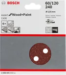 Foi abrazive Bosch C430, pachet de 6, pentru lemn și vopsea.
