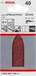 Foaie abrazivă Bosch C430, 32 mm, pachet de 5.