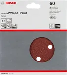 Foi abrazive Bosch C430, pachet de 5, 150 mm, granulație 60.