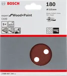 Foi abrazive Bosch C430, pachet de 5, 115 mm, granulație 180.