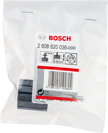 Coadă Bosch pentru șlefuirea manșoanelor cu diametrul de 30 mm.