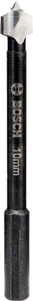 Burghiu Bosch Forstner de 10 mm pentru tăiere precisă a găurilor.