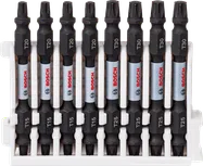 Set de 8 biți pentru șurubelniță cu control de impact Bosch .
