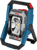 Lanternă de șantier fără fir Bosch GLI 18V-2200 C, 2200 lumeni.