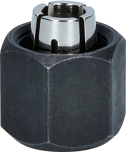 Pensă Bosch de 1/4 inch cu piuliță pentru fixarea sculei.