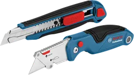 Set de cuțite Bosch 2 piese, cuțit utilitar și pliabil.