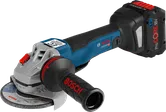 Polizor unghiular fără fir Bosch GWS 18V-10 PC, disc de 125 mm.