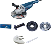 Polizor unghiular Bosch GWS 2200 cu set de accesorii.