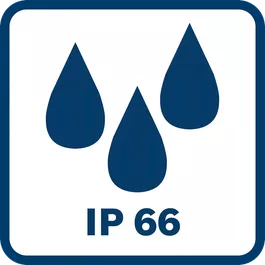 IP66 etanşeitate la praf şi protecţie împotriva jeturilor puternice de apă