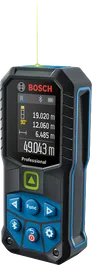 Aparat de măsură cu laser Bosch GLM 50-27 CG cu afișaj digital.