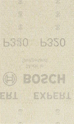 Plasă de șlefuit Bosch EXPERT M480 cu granulație 320, ochiuri deschise.