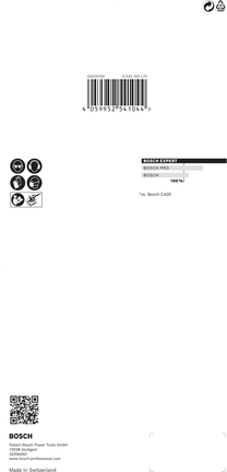 Plasă de șlefuit Bosch EXPERT M480 115 x 230 mm G 220.