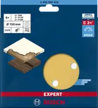Set de hârtie abrazivă Bosch EXPERT C470 pentru șlefuitoare orbitale aleatorii de 150 mm.