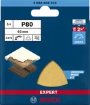 Șlefuitor delta Bosch EXPERT C470, hârtie abrazivă 93 mm P80, pachet de 5.