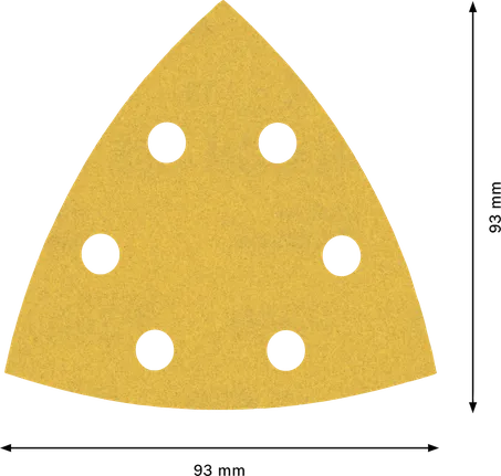Șmirghel delta Bosch EXPERT C470, 93 mm, cu 6 găuri.