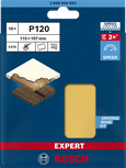 Șmirghel Bosch C470 P120 115×107 mm, pachet de 10.