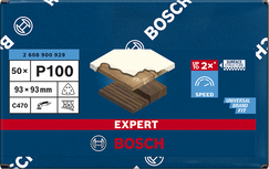 Șmirghel delta Bosch C470 P100 93×93 mm.