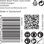 Șmirghel Bosch C470 225 mm cu 19 găuri pentru șlefuitoare de gips-carton.