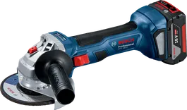 Polizor unghiular fără fir Bosch GWS 180-LI cu baterie de 18V 5.0Ah.