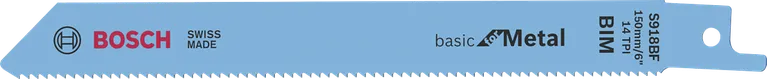 Lamă de ferăstrău sabie Bosch S918BF pentru tăierea metalelor.