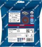 Disc de șlefuit cu fibră Bosch EXPERT R781 Prisma X-LOCK 125 mm G36.