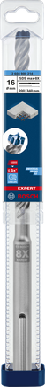 Burghiu cu ciocan rotopercutor Bosch EXPERT SDS max-8X 16 x 200 x 340 mm.