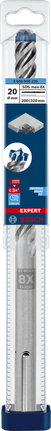Burghiu cu ciocan rotopercutor Bosch EXPERT SDS max-8X 20x200x320 mm.
