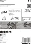 Placă de șlefuit Bosch EXPERT MAVZ 116 RT2 cu lamă din carbură de 116 mm.