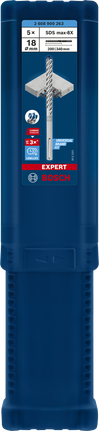 Burghiu cu percuție rotopercutoare Bosch EXPERT SDS max-8X, pachet de 18 mm.