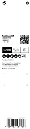 Lamă de ferăstrău sabie din carbură Bosch EXPERT pentru demolarea ferestrelor S 956 DHM.