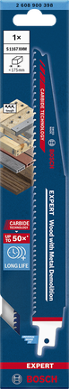 Lamă de ferăstrău din carbură Bosch EXPERT Wood with Metal Demolition.