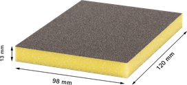 Disc abraziv de șlefuit fin Bosch EXPERT S473, 98 x 120 x 13 mm.