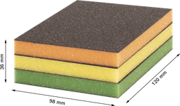 Discuri de șlefuit Bosch EXPERT S473, mediu-fine superfine.