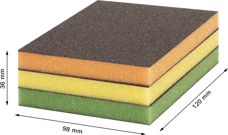 Discuri de șlefuit Bosch EXPERT S473, mediu-fine superfine.