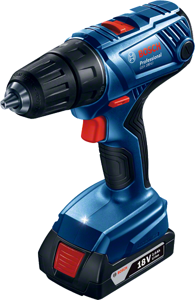 Mașină de găurit fără fir Bosch GSR 180-LI cu baterie de 18V.