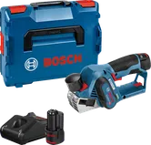 Rindea fără fir Bosch GHO 12V-20 cu husă și baterie.